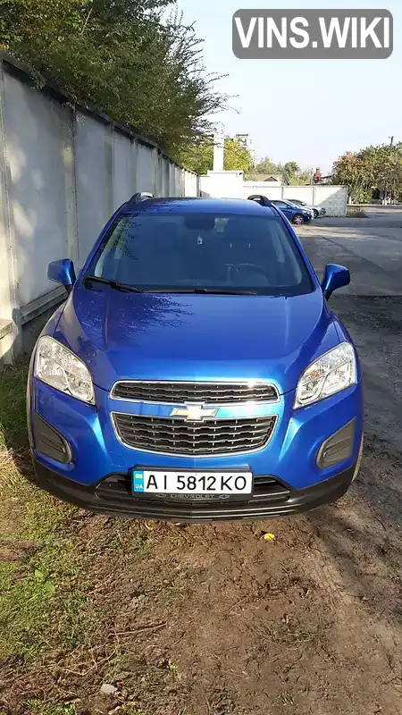 Chevrolet Tracker 2013, фото з оголошення 1 з 8, VIN KL1BF765JDB139778