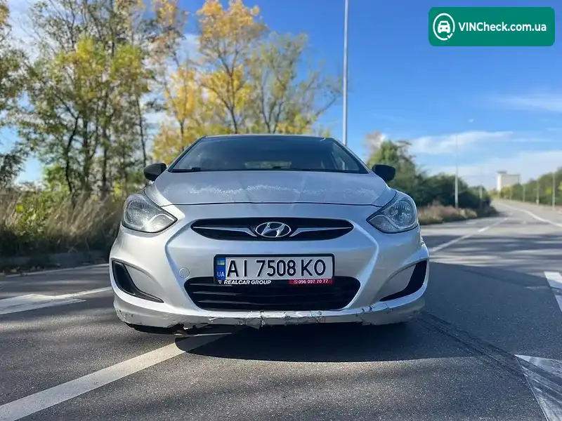 Hyundai Accent 2013, фото з оголошення 2 з 18, VIN Z94CT41CADR248139