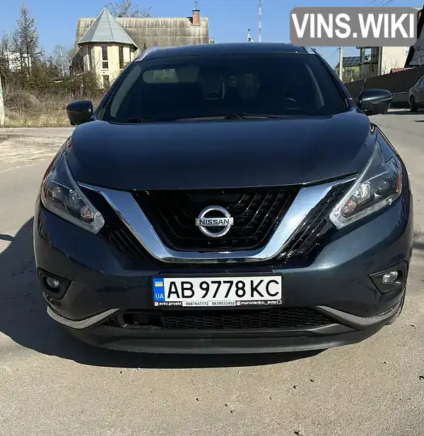 Nissan Murano 2018, фото з оголошення 1 з 11, VIN 5N1AZ2MH0JN175788