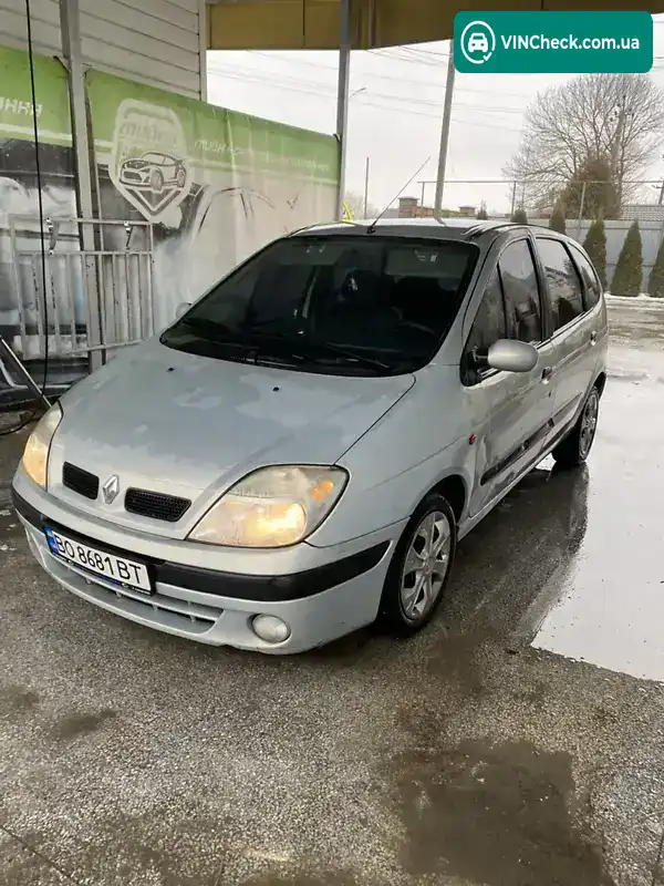 Renault Scenic 2001, фото з оголошення 1 з 9, VIN VF1JA0N0223764282