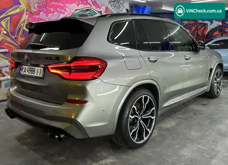 BMW X3 M 2019, фото з оголошення 2 з 5, VIN 5YMTS0C07L9B65444
