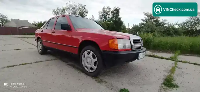 Mercedes-Benz 190 1988, фото з оголошення 1 з 11, VIN WDB2010241F514260