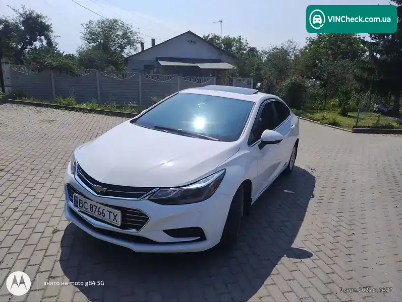 Chevrolet Cruze 2017, фото з оголошення 1 з 18, VIN 3G1BE5SM1HS602698