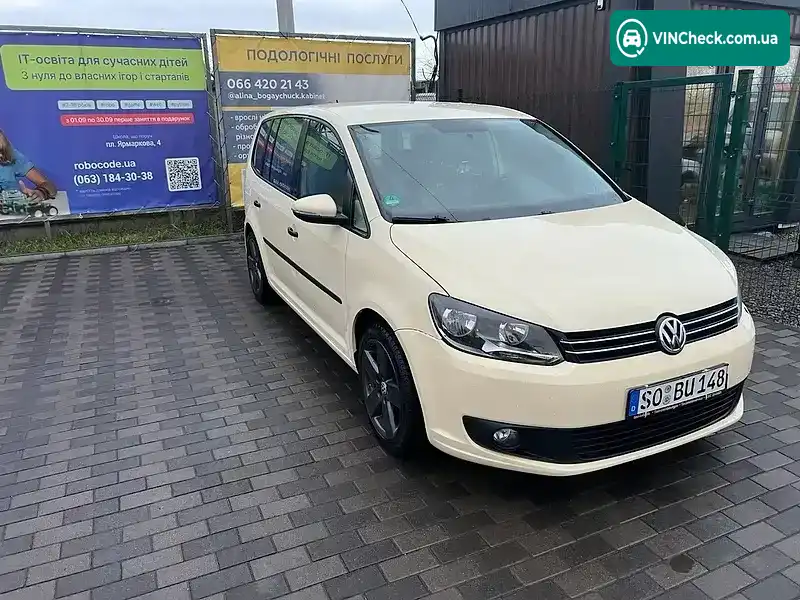 Volkswagen Touran 2014, фото з оголошення 2 з 18, VIN WVGZZZ1TZEW056290