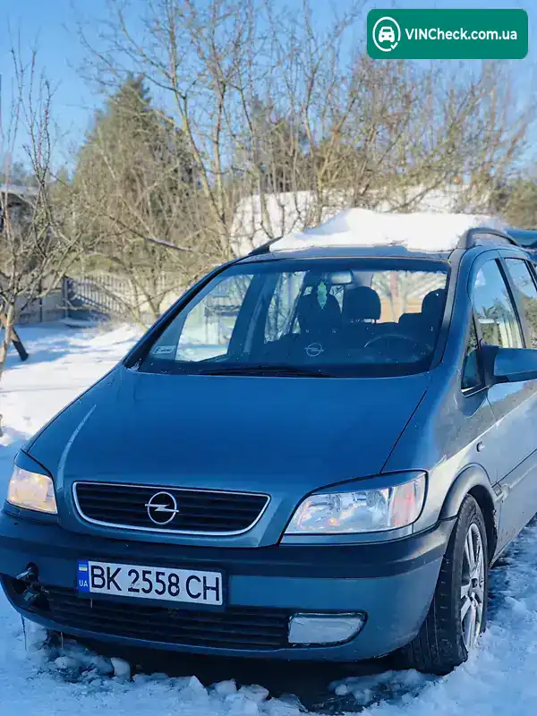 Opel Zafira 2000, фото з оголошення 1 з 10, VIN W0L0TGF7512093315
