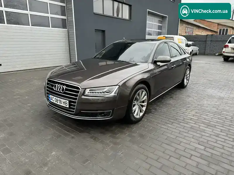 Audi A8 2014, фото з оголошення 1 з 12, VIN WAUZZZ4H6EN011402