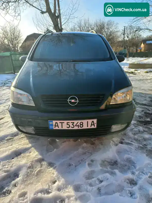 Opel Zafira 1999, фото з оголошення 1 з 18, VIN W0L0TGF75X2265800