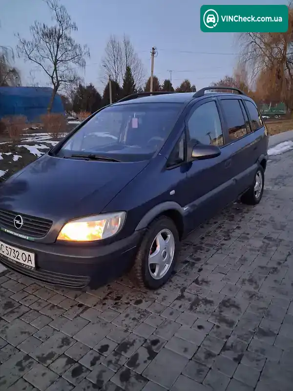 Opel Zafira 2001, фото з оголошення 1 з 12, VIN W0L0TGF7522096537