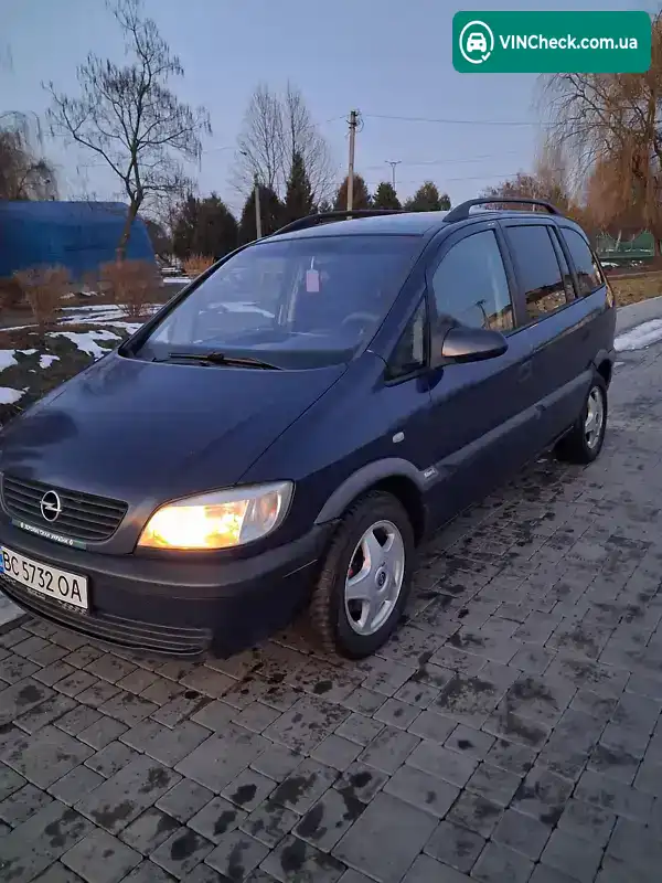 Opel Zafira 2001, фото з оголошення 2 з 12, VIN W0L0TGF7522096537