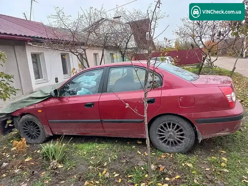 Hyundai Elantra 2004, фото з оголошення, VIN KMHDM41BP4U853623