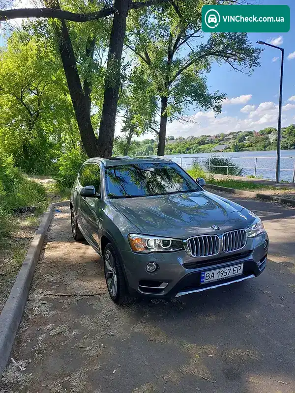 BMW X3 2016, фото з оголошення 1 з 20, VIN 5UXWX9C54H0T13533