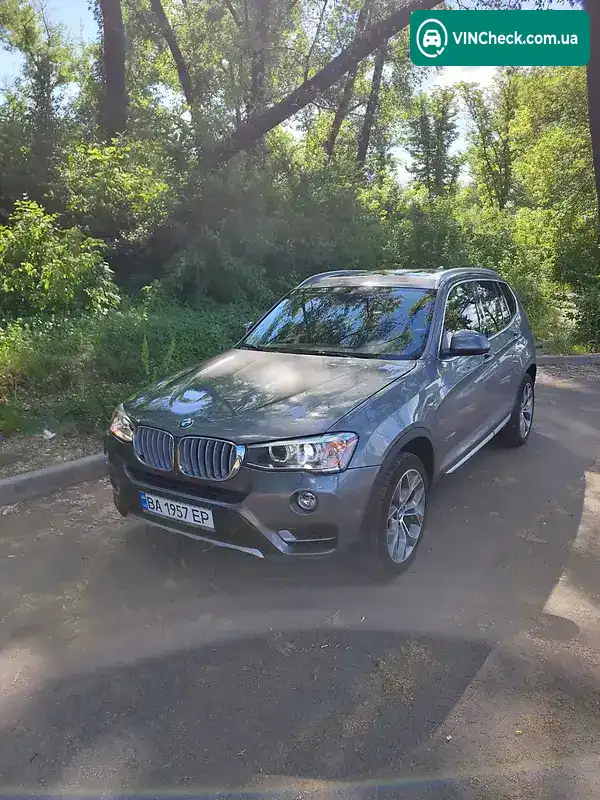 BMW X3 2016, фото з оголошення 2 з 20, VIN 5UXWX9C54H0T13533