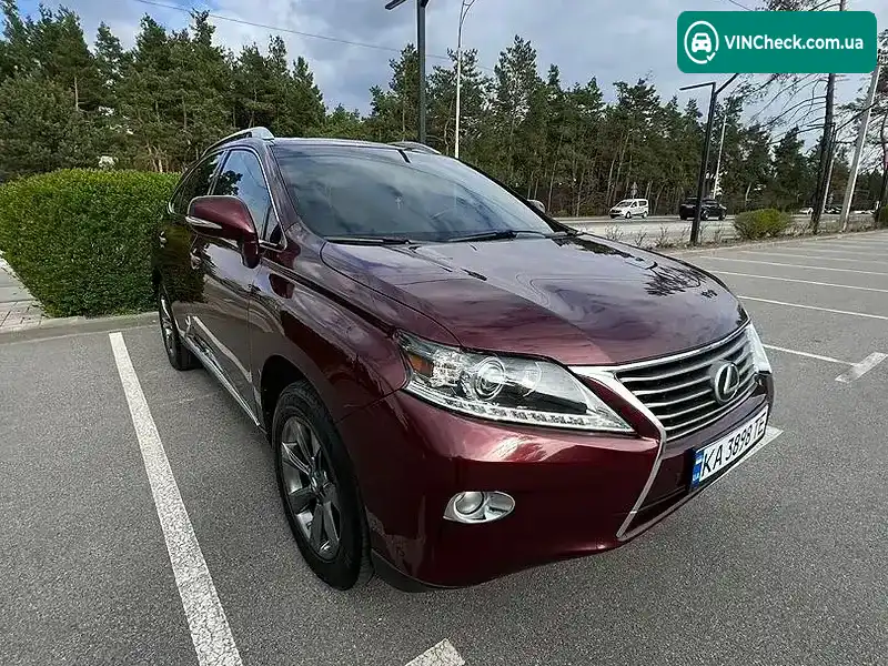 Lexus RX 2012, фото з оголошення 2 з 20, VIN 2T2BK1BA0DC178772