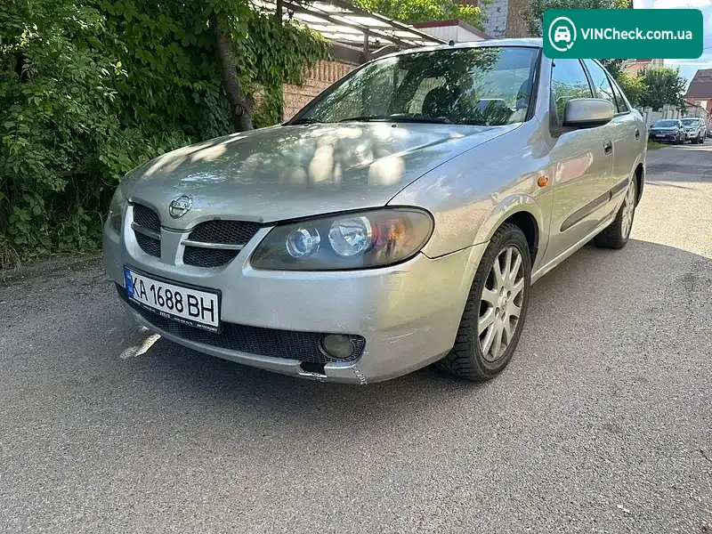 Nissan Almera 2003, фото з оголошення 1 з 11, VIN SJNBBAN16U0400841
