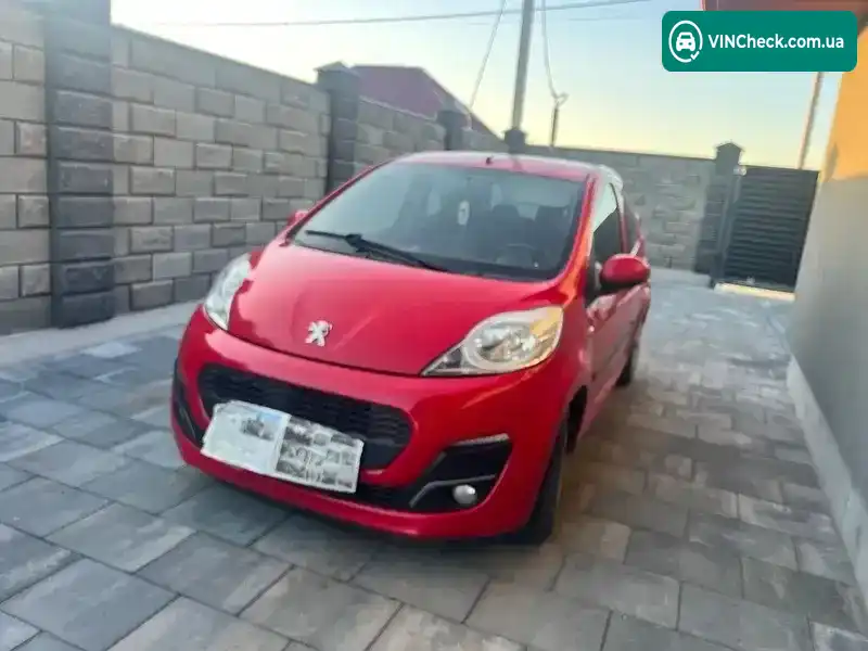 Peugeot 107 2013, фото з оголошення 2 з 3, VIN VF3PNCFB0DR060252