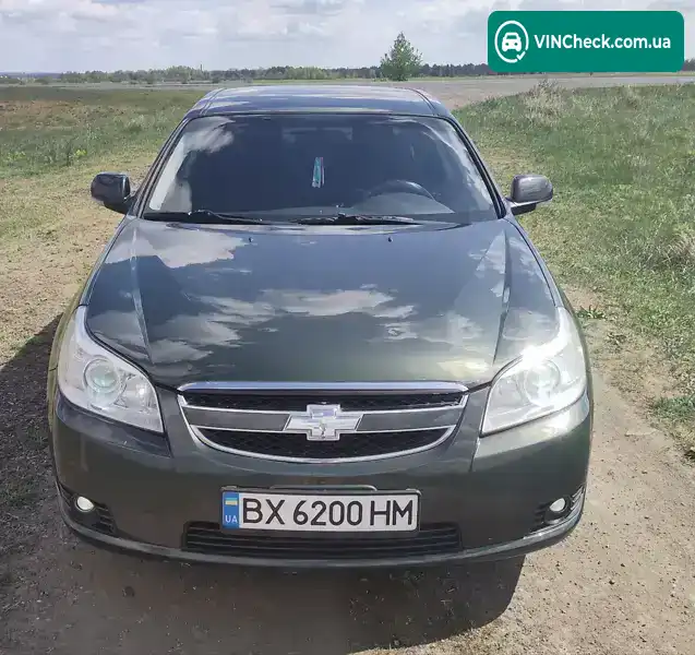 Chevrolet Epica 2007, фото з оголошення 1 з 15, VIN Y6DLF69KE8B098028