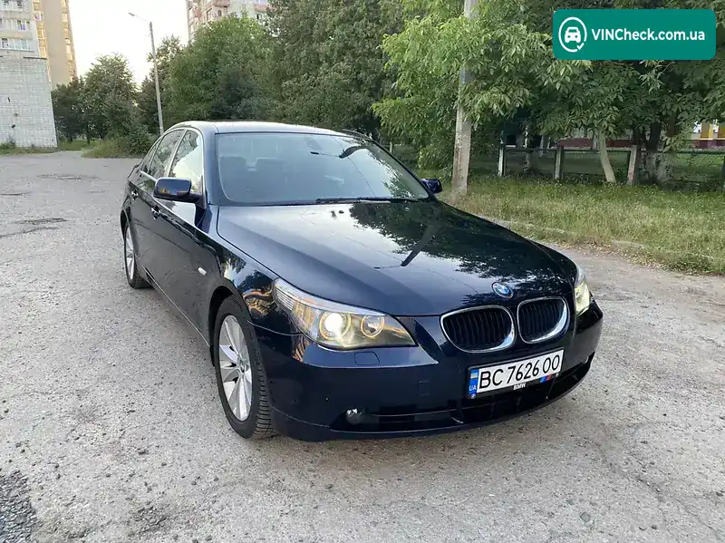 BMW 5 Series 2004, фото з оголошення 1 з 20, VIN WBANC51080B131056