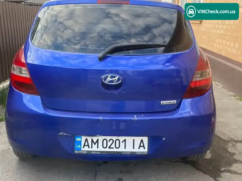 Hyundai i20 2009, фото з оголошення 2 з 5, VIN MALBB51SP9M043506