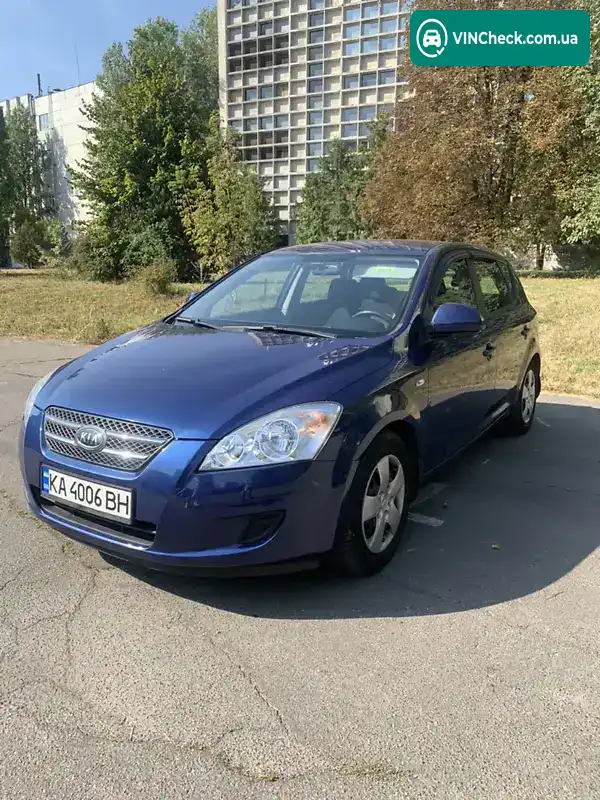 Kia Ceed 2008, фото з оголошення 2 з 20, VIN U5YFF24228L102448