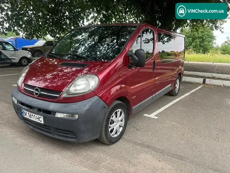 Opel Vivaro 2005, фото з оголошення 1 з 20, VIN W0LF7BCB65V648360