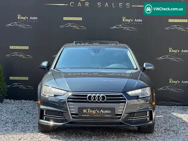 Audi A4 2017, фото з оголошення 2 з 20, VIN WAUKMAF48JA025346