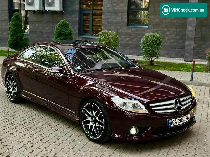 Mercedes-Benz CL-Class 2008, фото з оголошення 1 з 20, VIN WDD2163711A019867