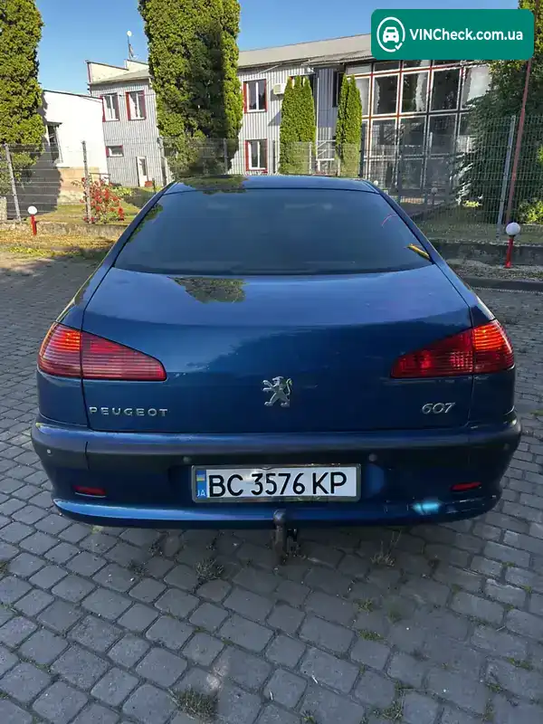 Peugeot 607 2001, фото з оголошення 2 з 14, VIN VF39D4HXB92033985