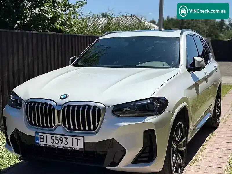 BMW X3 2021, фото з оголошення 1 з 18, VIN 5UX43DP05N9K46064
