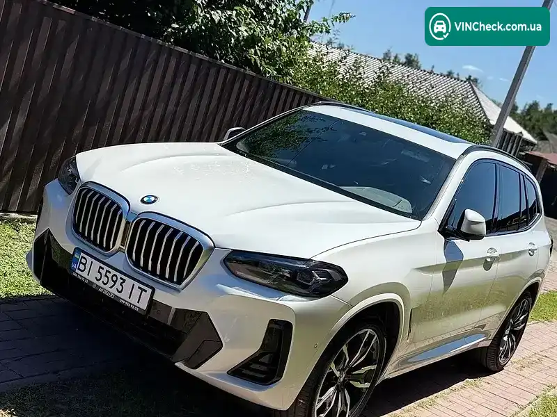 BMW X3 2021, фото з оголошення 2 з 18, VIN 5UX43DP05N9K46064