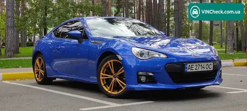 Subaru BRZ 2013, фото з оголошення, VIN JF1ZCAC12D1607032