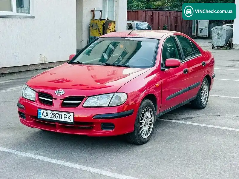 Nissan Almera 2002, фото з оголошення 1 з 14, VIN SJNBBAN1630319654