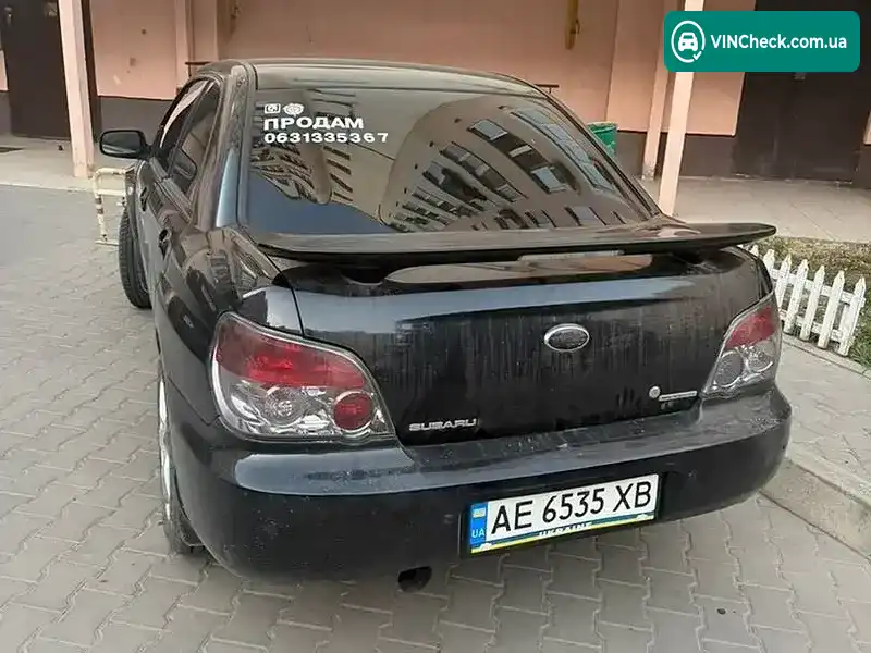 Subaru Impreza 2006, фото з оголошення 2 з 9, VIN JF1GDDLE57G069746