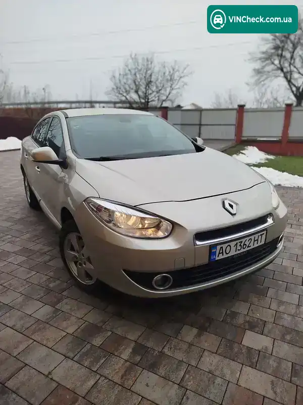 Renault Fluence 2010, фото з оголошення 1 з 21, VIN VF1LZBF0543653715