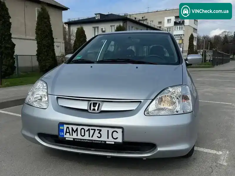 Honda Civic 2001, фото з оголошення 1 з 21, VIN SHHEU87401U015174