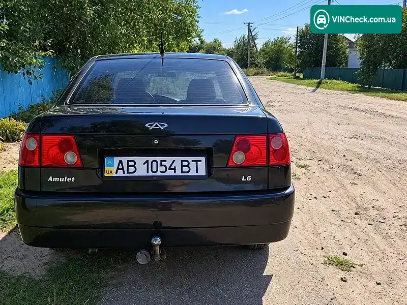 Chery Amulet 2008, фото з оголошення 2 з 5, VIN LVVDA11B38D272413