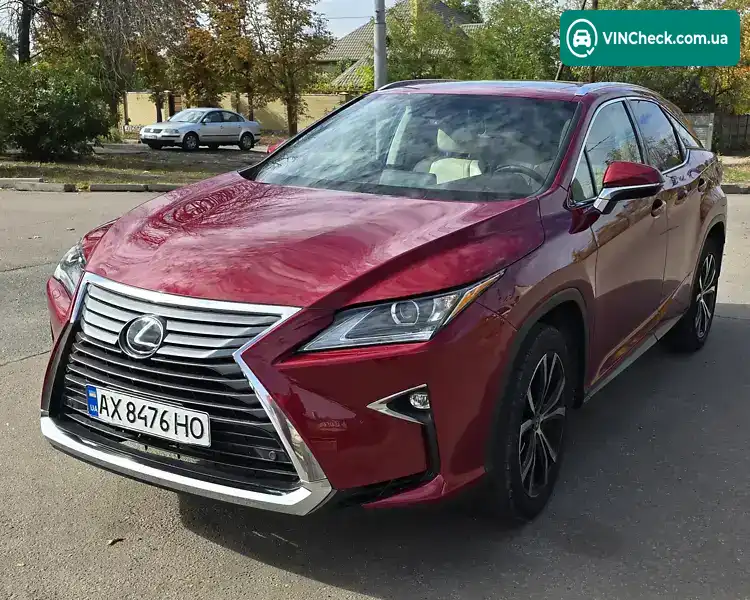 Lexus RX 2017, фото з оголошення 1 з 12, VIN 2T2BZMCA4HC085366