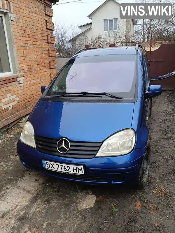 Mercedes-Benz Vaneo 2003, фото з оголошення 1 з 10, VIN WDB4147001N225531