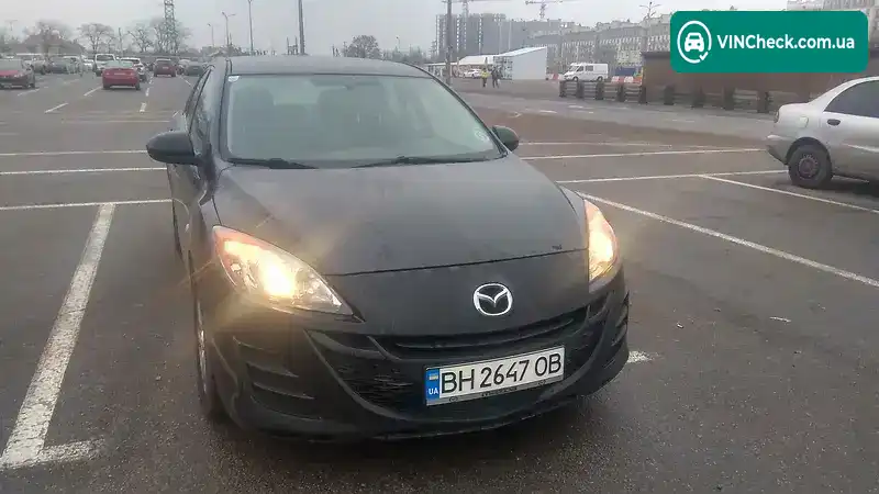 Mazda 3 2009, фото з оголошення, VIN JMZBL12Y201158606