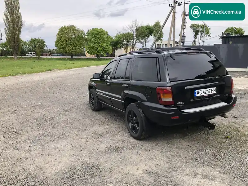 Jeep Grand Cherokee 2004, фото з оголошення 2 з 12, VIN 1J8G2E8A34Y146525
