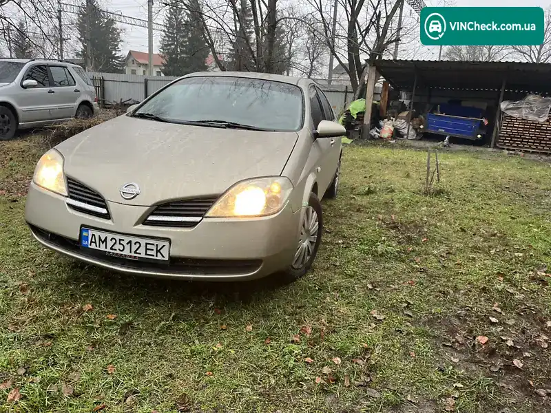 Nissan Primera 2004, фото з оголошення 2 з 11, VIN SJNBAAP12U0169939