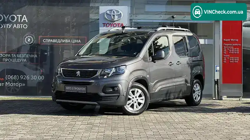 Peugeot Rifter 2019, фото з оголошення 1 з 21, VIN VR3ECYHZRKJ847147