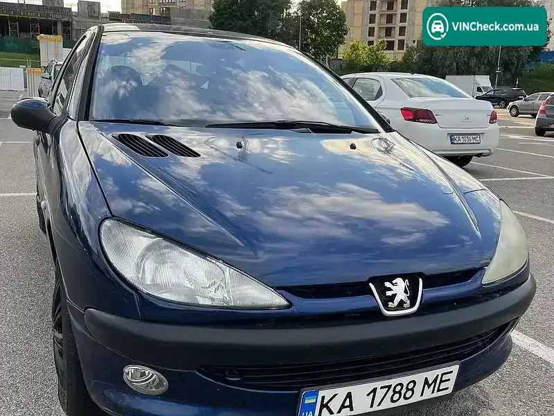 Peugeot 206 2003, фото з оголошення 1 з 7, VIN VF32AKFWF42897907