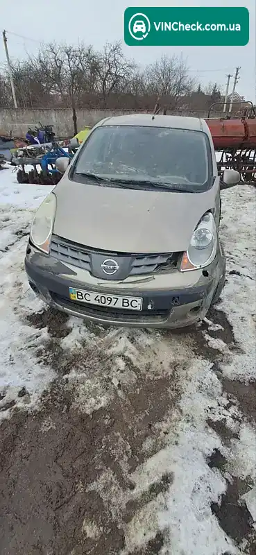 Nissan Note 2007, фото з оголошення 2 з 8, VIN SJNFCAE11U1118377