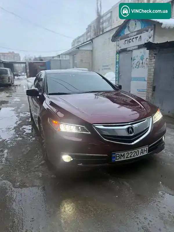 Acura TLX 2015, фото з оголошення 2 з 19, VIN 19UUB1F50FA023187