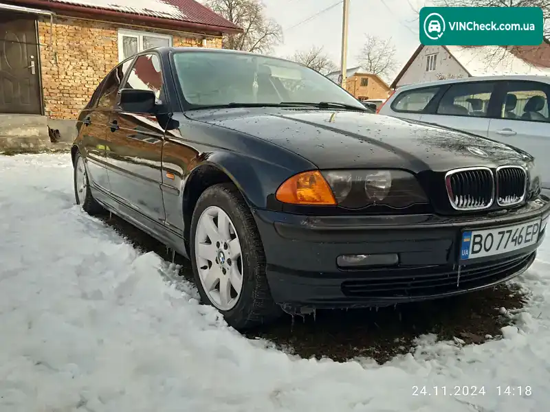 BMW 3 Series 2001, фото з оголошення 1 з 18, VIN WBAAL11000AX36850
