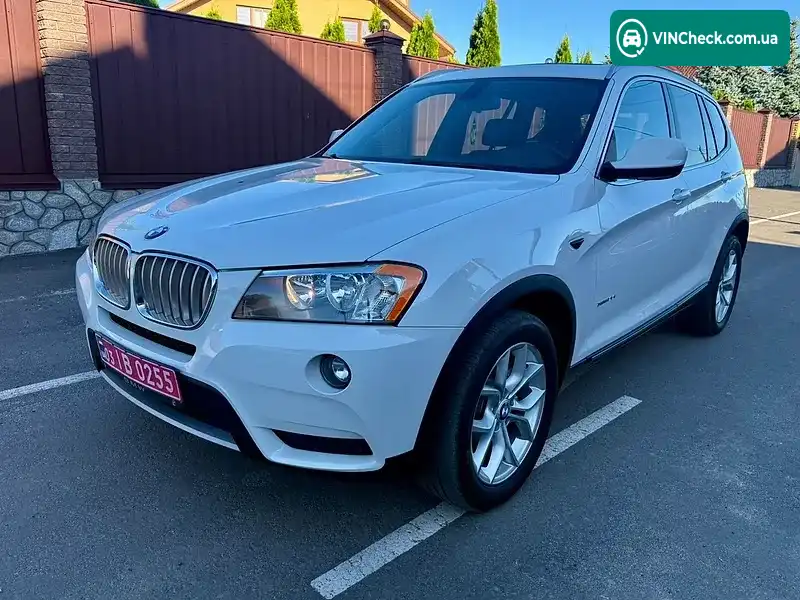 BMW X3 2013, фото з оголошення 1 з 20, VIN 5UXWX9C50D0D01778