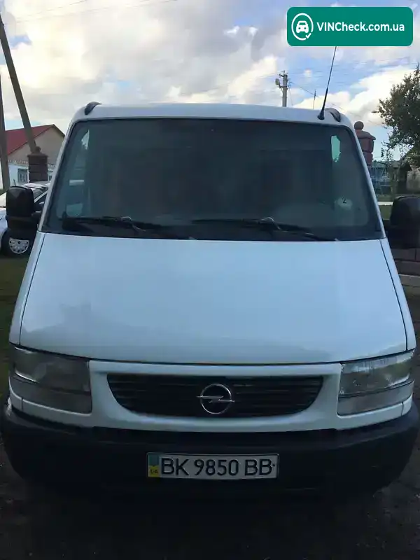 Opel Movano 2000, фото з оголошення 1 з 18, VIN VN1F9AED521979198