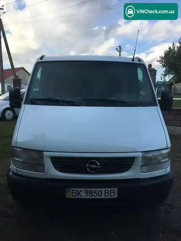 Opel Movano 2000, фото з оголошення 2 з 18, VIN VN1F9AED521979198