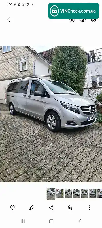 Mercedes-Benz Vito 2016, фото з оголошення 1 з 5, VIN WDF44760313198218