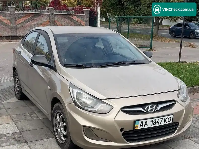 Hyundai Accent 2012, фото з оголошення 1 з 12, VIN Z94CT41CBBR012732